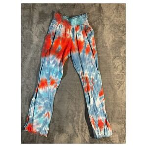 Derek Heart Tie-Dye Pants Multicolor Casual Teens
